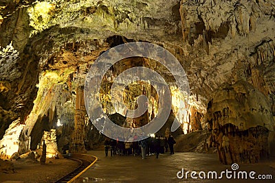 Postojna cave Slovenia Stock Photo