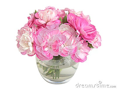 Posy in vase Stock Photo