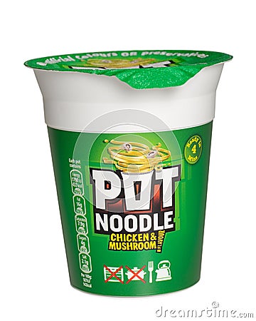 Pot Noodle Editorial Stock Photo