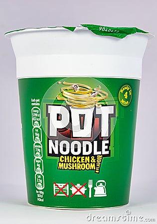 Pot Noodle Editorial Stock Photo