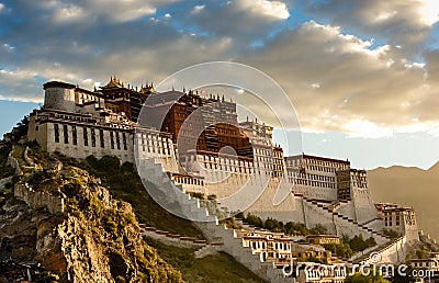 The Potala Palace Stock Photo