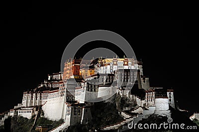 Potala Palace in Lhasa Tibet Editorial Stock Photo