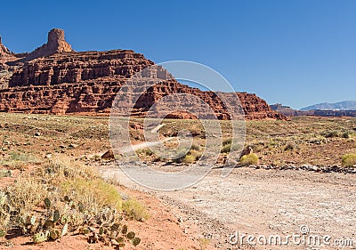 Potash Road Stock Photo