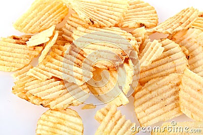 Potato chips Stock Photo