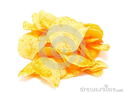 Potato chips Stock Photo