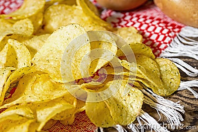 Potato chips. Stock Photo