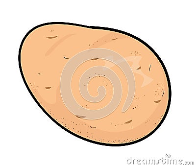 Potato Vector Illustration