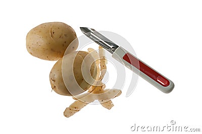 A Potato Peeler Stock Photo