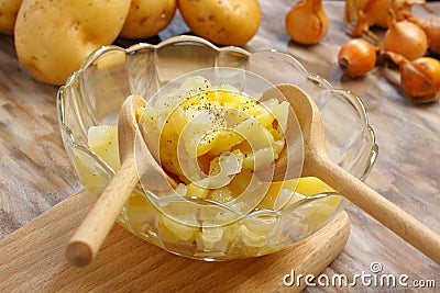 Potato salad Stock Photo