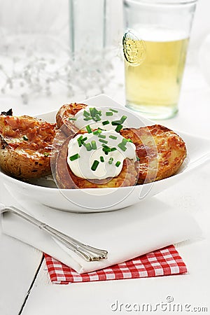 Potato Skins II Stock Photo