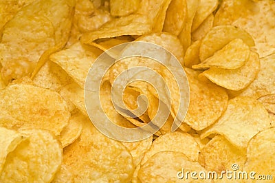Potatoe chips Stock Photo
