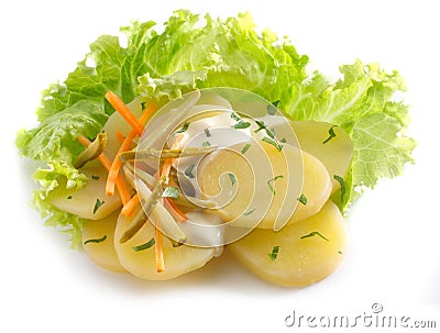 Potatoes salad Stock Photo