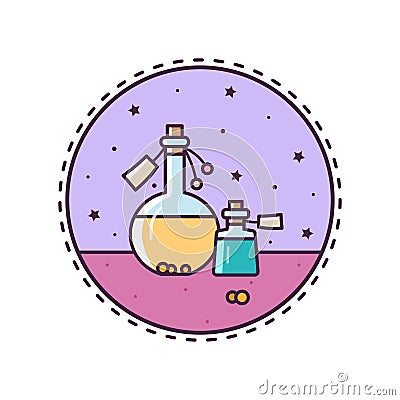 Potions. Vector illustration. Vector Illustration