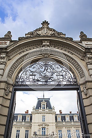 Potocki Palace in Lviv. Baroque Stock Photo