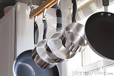 Pots and Pans Stock Photo