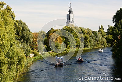 View of Havel river. Potsdam. Germany Editorial Stock Photo