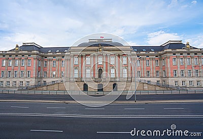 Potsdam City Palace - Landtag of Brandenburg - seat of the parliament of Brandenburg federal state - Potsdam, Germany Stock Photo