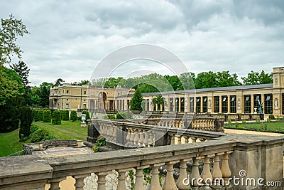 POTSDAM, GERMANY - May 12, 2020: The Orangery Palace (German: Orangerieschloss Editorial Stock Photo