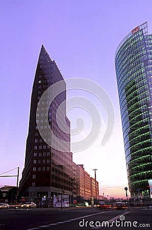 Potsdamer Platz- Berlin, Germany Editorial Stock Photo