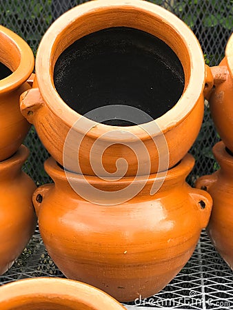 Pottery ceramic vasija glazed picture image decor photo picture Stock Photo