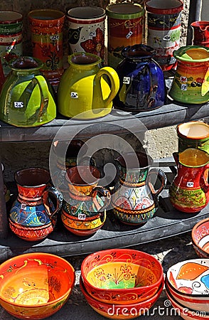 Pottery in Provence 1 Stock Photo