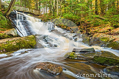 Potts Falls Bracebridge Ontario Stock Photo