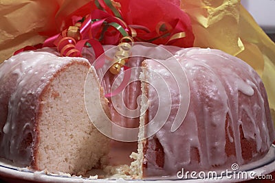 Pound cake Stock Photo