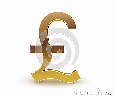 Pound Currency Symbol Stock Photo