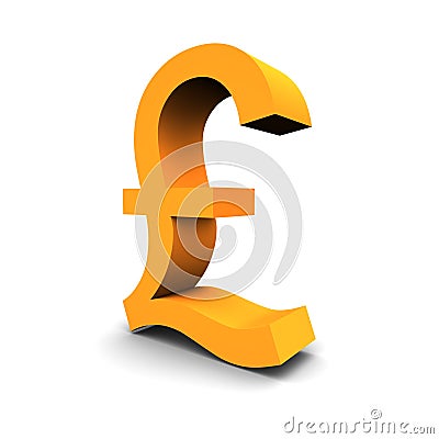 Pound symbol Stock Photo