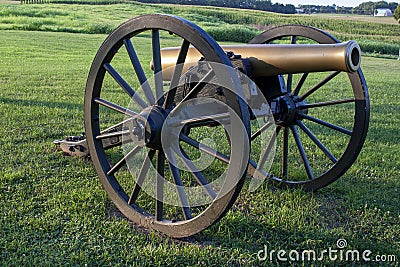 A 12 pounder M1841 Howitzer Field cannon Editorial Stock Photo