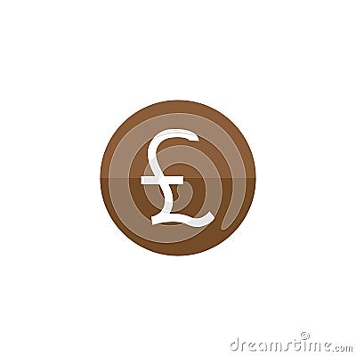 Poundsterling icon Vector Illustration