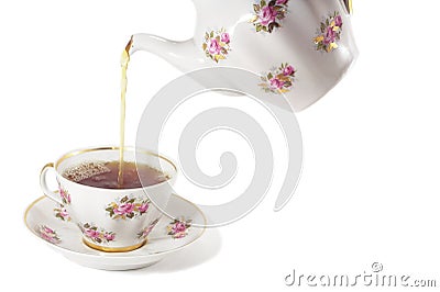 Pour a cuppa Stock Photo