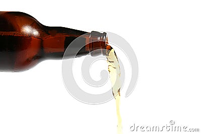 Pouring beer Stock Photo