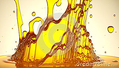 Pouring golden honey texture. Healthy and natural delicious sweets. Flow dripping yellow melted liquid. Food background Stock Photo