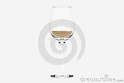 Pouring White Wine Stock Photo