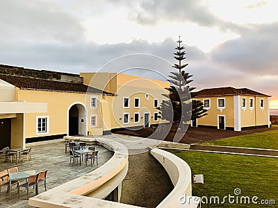 Hotel inside the Historical Fortress, Portugal Editorial Stock Photo