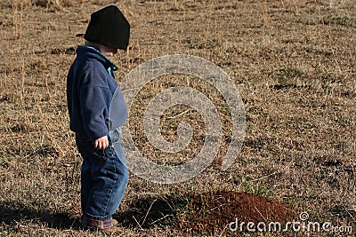 Pouting child Stock Photo
