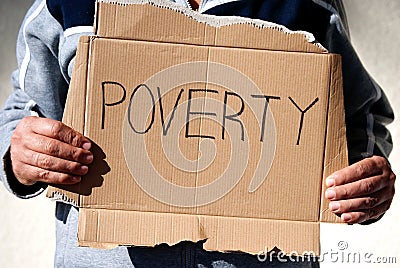 Poverty Stock Photo