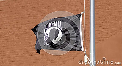 POW MIA Flag Editorial Stock Photo