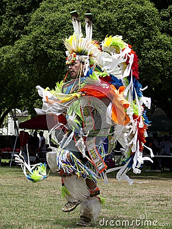 Pow Wow dancer Editorial Stock Photo