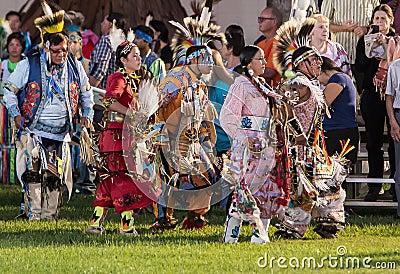 Pow-wow Dancers Editorial Stock Photo