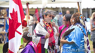 Pow-wow at Fort York, Toronto Editorial Stock Photo