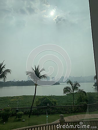 Powai Locality around Powai Lake - Day View, Mumbai, India Editorial Stock Photo