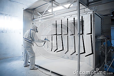 Powder coating Stock Photo