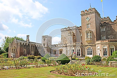 Powderham Castle, Devon Stock Photo