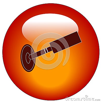 Power adapter button or icon Vector Illustration