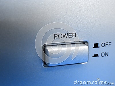 Power button Stock Photo