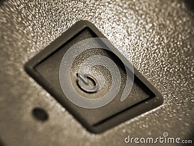 Power on button Stock Photo