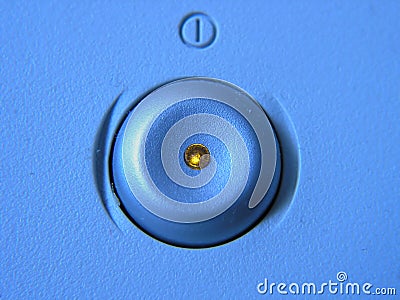 Power on button Stock Photo