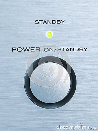 Power button Stock Photo